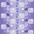 Papel De Parede Adesivo Lavável Quadrados Roxos 12m