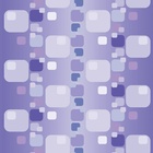 Papel De Parede Adesivo Lavável Quadrados Roxos 15m