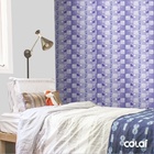 Papel De Parede Adesivo Lavável Quadrados Roxos 3m