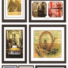 Papel De Parede Adesivo Lavável Quadros Vintage 3m