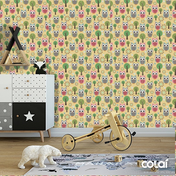 Papel De Parede Adesivo Lavável Robôs De Fundo Branco