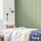 Papel De Parede Adesivo Lavável Rosa Arbustiva 9m