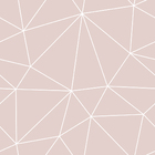 Papel De Parede Adesivo Lavável Rosa Chá Geométrico Liso 18m