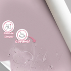 Papel De Parede Adesivo Lavável Rosa Chá Liso 3m