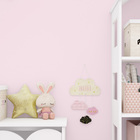 Papel De Parede Adesivo Lavável Rosa Chá Liso 6m