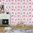 Papel De Parede Adesivo Lavável Rosas Desabrochando 6m