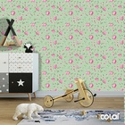 Papel De Parede Adesivo Lavável Rosas Rateiras 6m