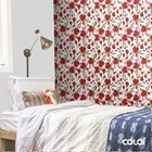 Papel De Parede Adesivo Lavável Rosas Sangrentas 6m