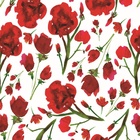 Papel De Parede Adesivo Lavável Rosas Sangrentas 9m