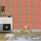 Papel De Parede Adesivo Lavável Tagetes 12m