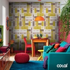 Papel De Parede Adesivo Lavável Talheres De Jantar 3m