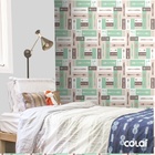 Papel De Parede Adesivo Lavável Talheres Marrom 15m