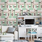 Papel De Parede Adesivo Lavável Talheres Marrom 3m