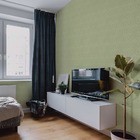 Papel De Parede Adesivo Lavavel Textura Arabesco Verde Suprem