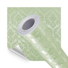 Papel De Parede Adesivo Lavavel Textura Arabesco Verde Suprem