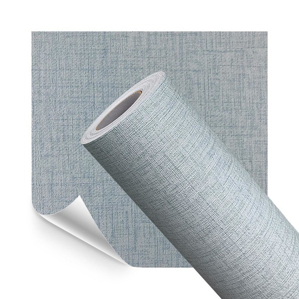 Papel De Parede Adesivo Lavavel Textura Linho Casual Jeans 50