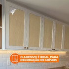 Papel De Parede Adesivo Lavavel Textura Rabiscado Caqui 500x6