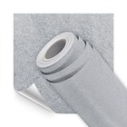 Papel De Parede Adesivo Lavavel Textura Rabiscado Cinza 500x6