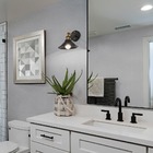 Papel De Parede Adesivo Lavavel Textura Rabiscado Cinza 500x6