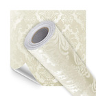 Papel De Parede Adesivo Lavavel Texturizado Arabesco Champanh