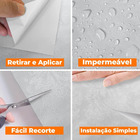 Papel De Parede Adesivo Lavavel Texturizado Arabesco Cinza Cr