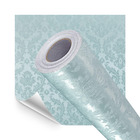 Papel De Parede Adesivo Lavavel Texturizado Arabesco Verde Ág