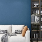 Papel De Parede Adesivo Lavavel Texturizado Casca Azul Oceano