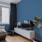 Papel De Parede Adesivo Lavavel Texturizado Casca Azul Oceano