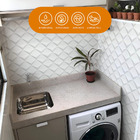 Papel De Parede Adesivo Lavavel Texturizado Casca Geométrico