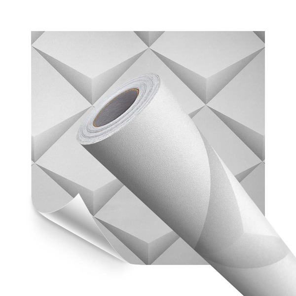 Papel De Parede Adesivo Lavavel Texturizado Casca Geométrico