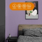 Papel De Parede Adesivo Lavavel Texturizado Casca Lilas 500x6