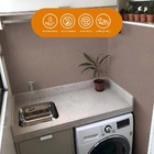 Papel De Parede Adesivo Lavavel Texturizado Casca Marrom Moch