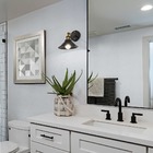 Papel De Parede Adesivo Lavavel Texturizado Linho Azul Céu Nu