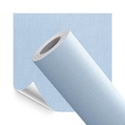 Papel De Parede Adesivo Lavavel Texturizado Linho Azul Claro