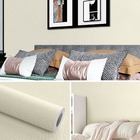 Papel De Parede Adesivo Lavavel Texturizado Linho Bege 500x60