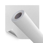 Papel De Parede Adesivo Lavavel Texturizado Linho Branco Fosc