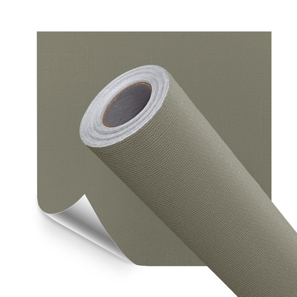 Papel De Parede Adesivo Lavavel Texturizado Linho Cinza Claro