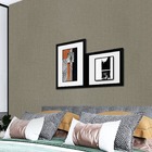 Papel De Parede Adesivo Lavavel Texturizado Linho Cinza Claro