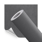 Papel De Parede Adesivo Lavavel Texturizado Linho Cinza Escur