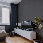 Papel De Parede Adesivo Lavavel Texturizado Linho Cinza Escur