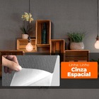 Papel De Parede Adesivo Lavavel Texturizado Linho Cinza Espac