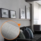 Papel De Parede Adesivo Lavavel Texturizado Linho Cinza Suave