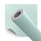 Papel De Parede Adesivo Lavavel Texturizado Linho Verde Água