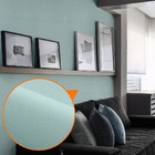 Papel De Parede Adesivo Lavavel Texturizado Linho Verde Água