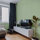 Papel De Parede Adesivo Lavavel Texturizado Linho Verde Claro