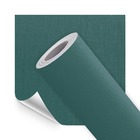 Papel De Parede Adesivo Lavavel Texturizado Linho Verde Forte
