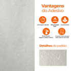 Papel De Parede Adesivo Lavavel Texturizado Rabiscado Cinza C