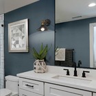 Papel De Parede Adesivo Lavavel Texturizado Tecido Jeans Escu