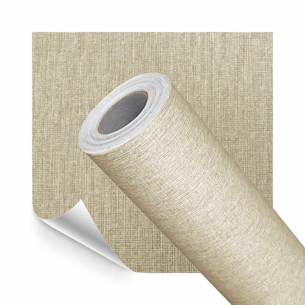 Papel De Parede Adesivo Lavavel Texturizado Tecido Palha 500x