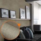 Papel De Parede Adesivo Lavavel Texturizado Tecido Palha Escu